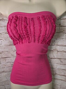 FP Movement Halter Top Size XS NWoT Pink Ruffle Detail